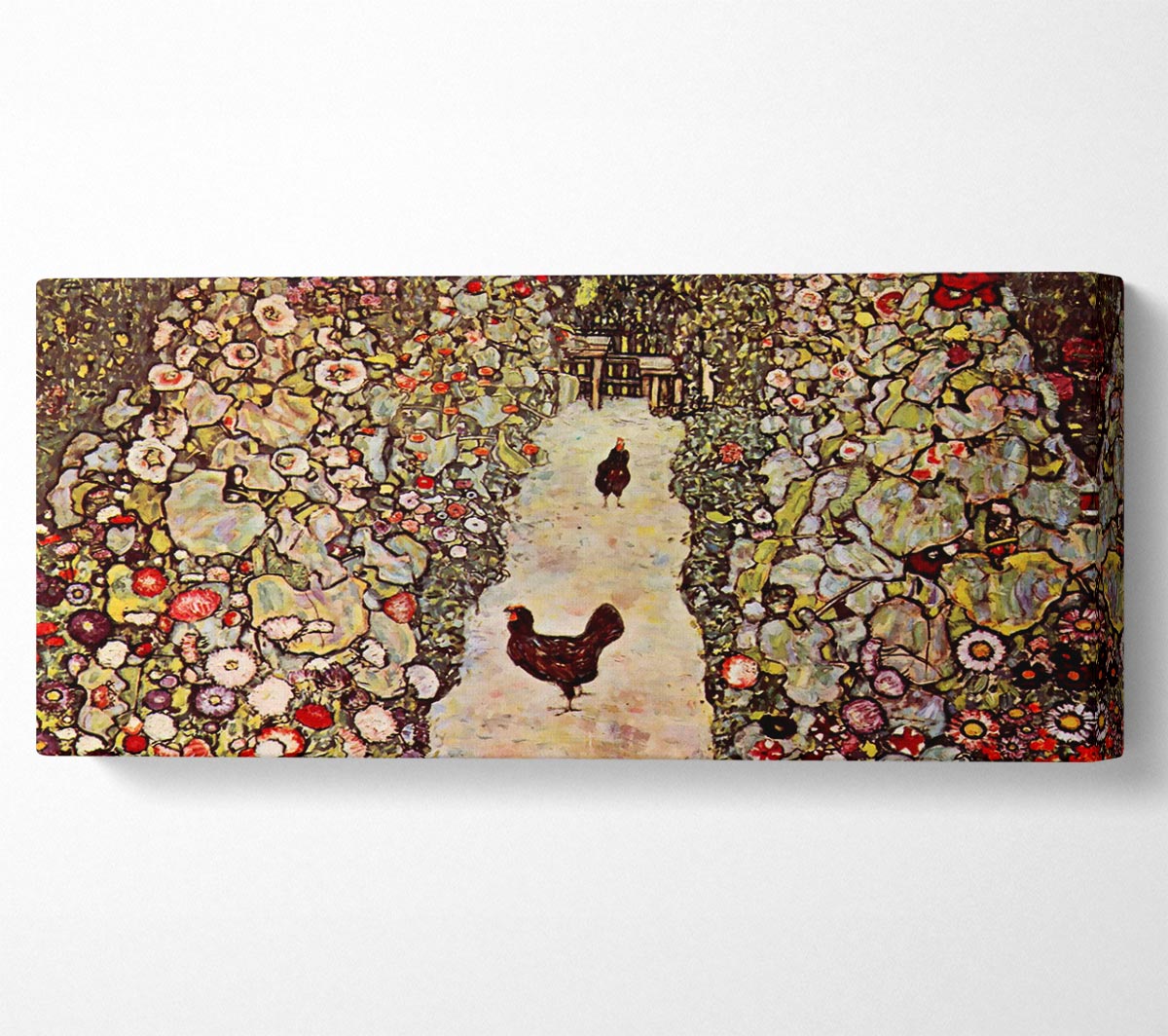 Klimt Garden Path With Chickens