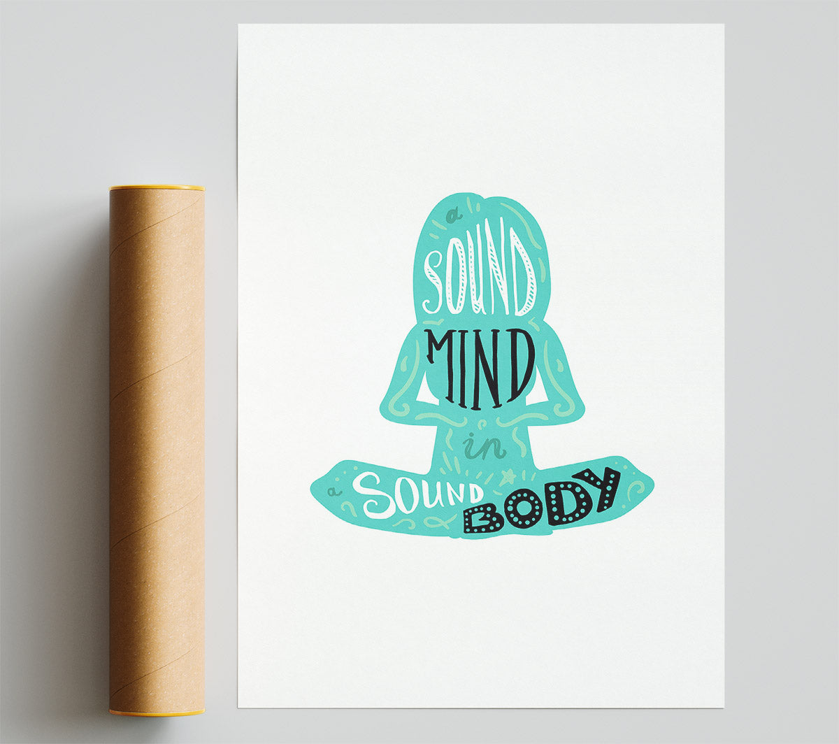 A Sound Mind In A Sound Body Giclee Print