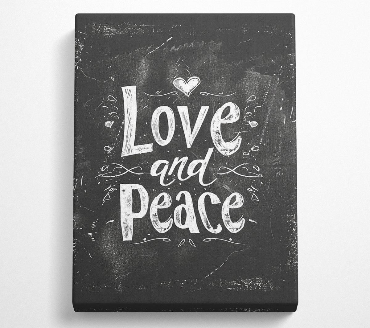 Love And Peace Canvas Print