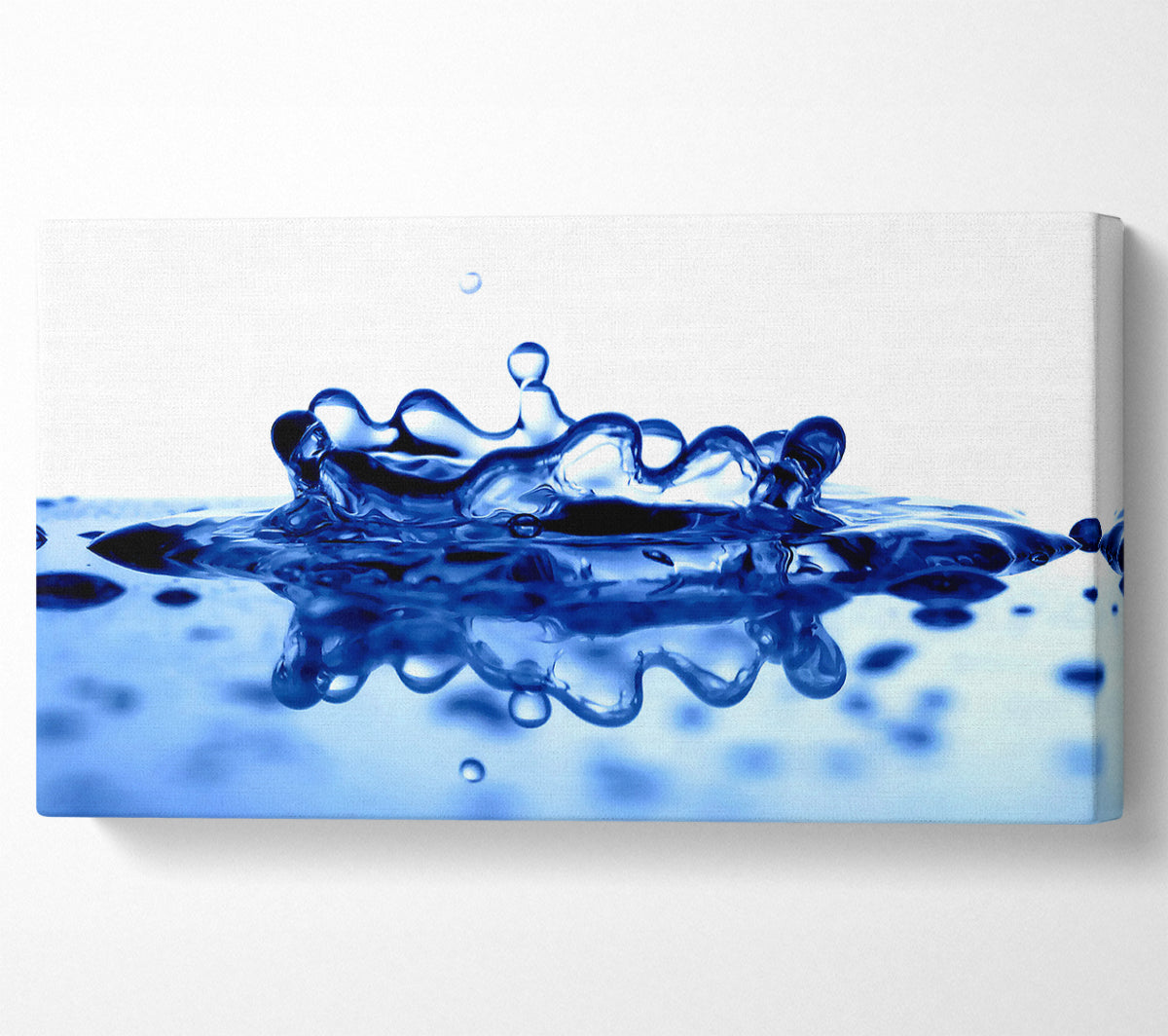 A Drop Of Juice Blue Canvas Art
