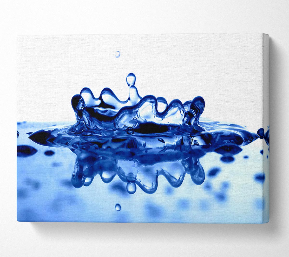 A Drop Of Juice Blue Canvas Art