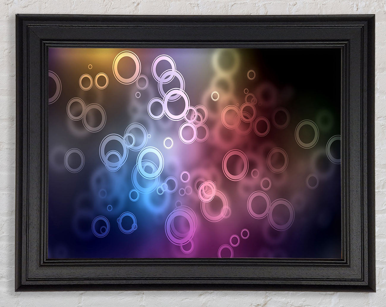 Abstract Circle Art Framed Print