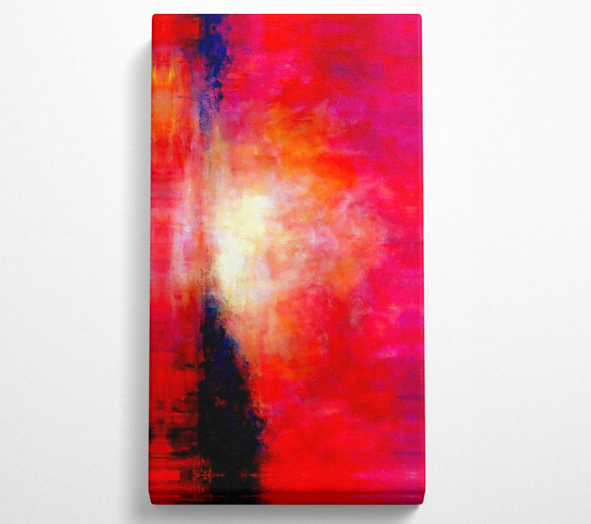 Abstract Pink River Canvas Wall Art