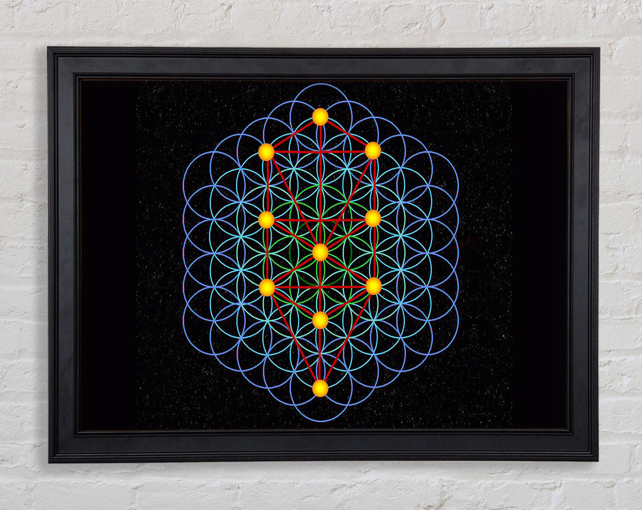 Abstract Tree Framed Print