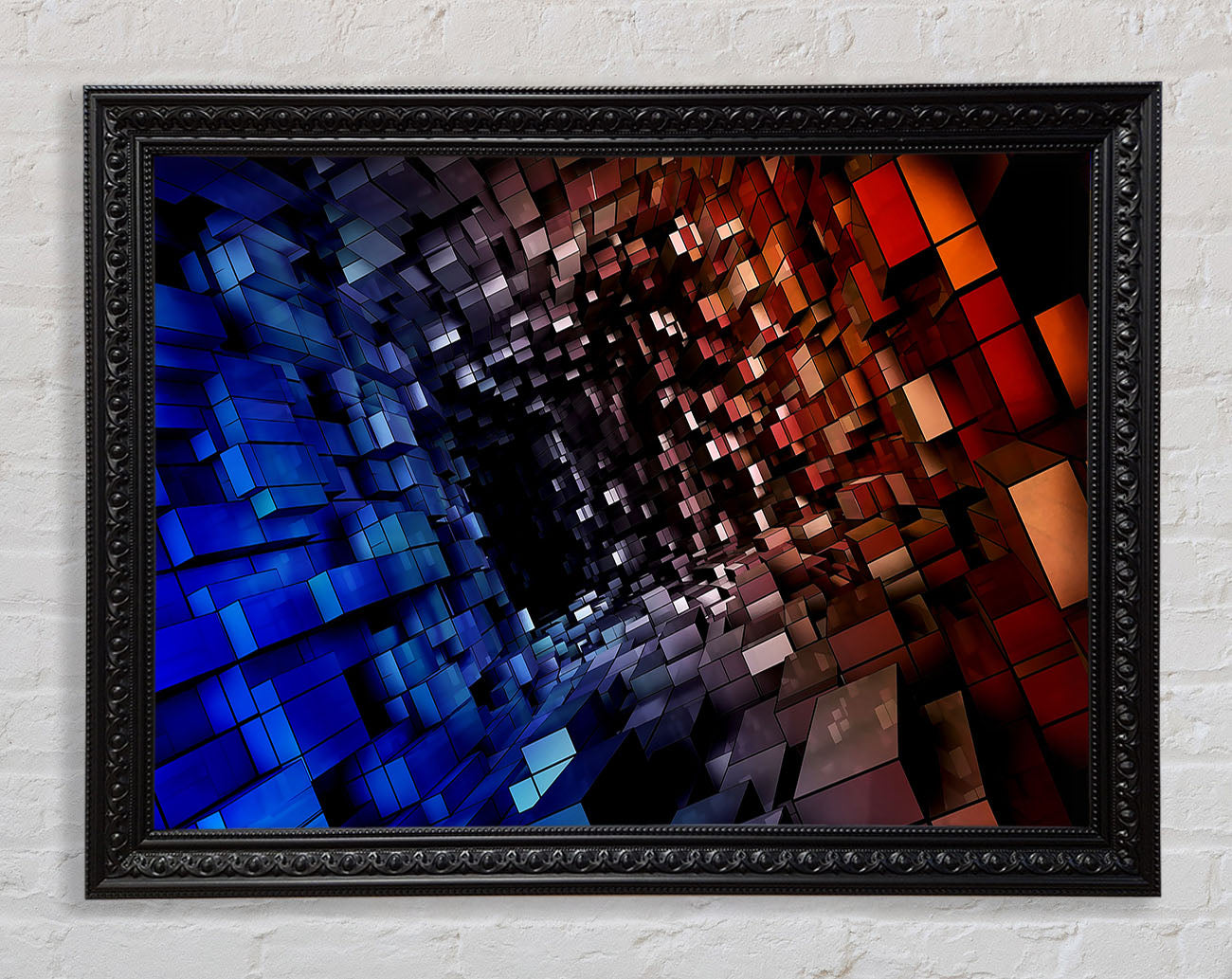 Abstract Tunnel Framed Print