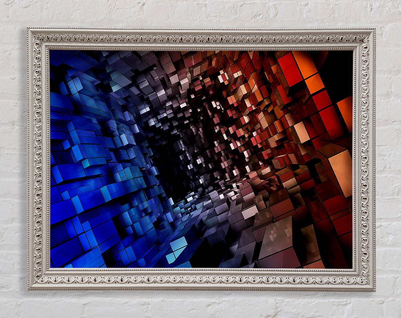 Abstract Tunnel Framed Print