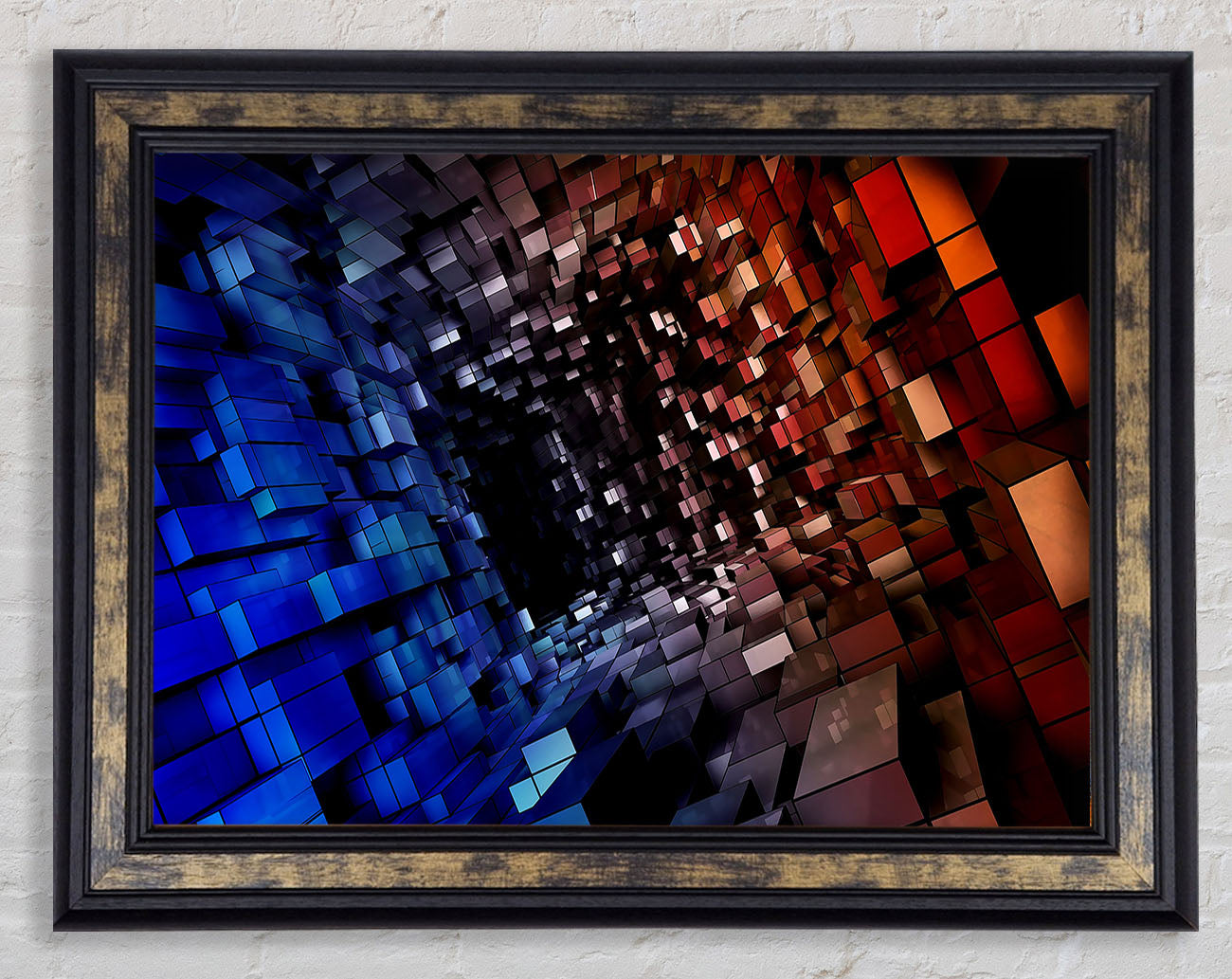 Abstract Tunnel Framed Print