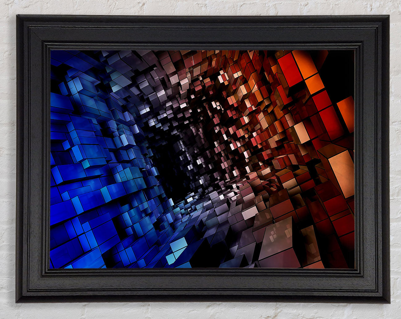 Abstract Tunnel Framed Print