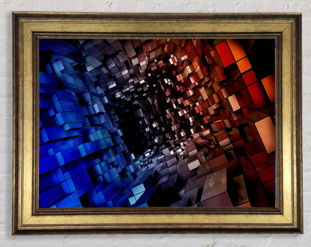Abstract Tunnel Framed Print