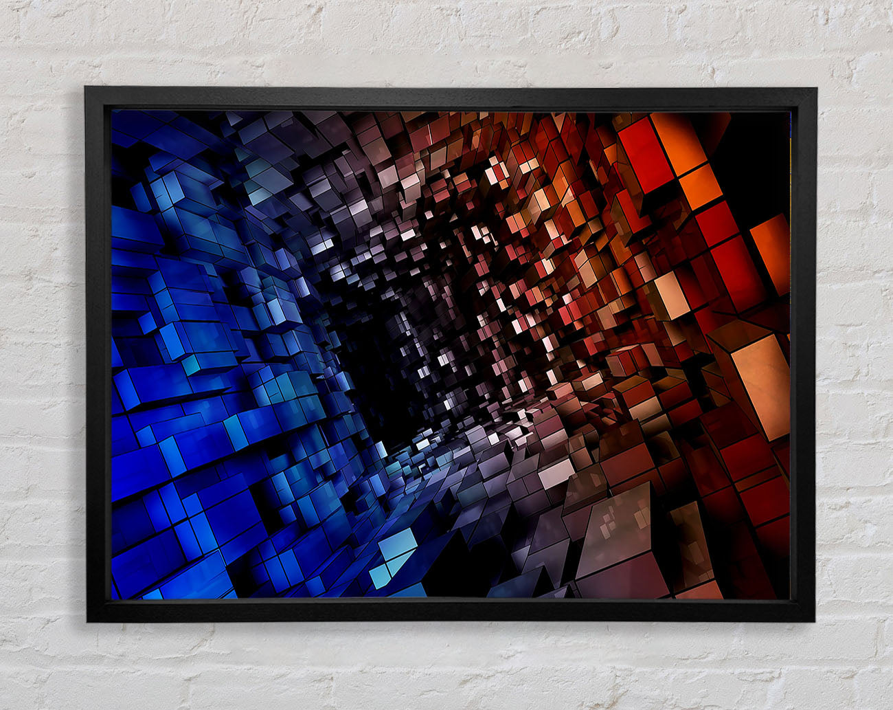Abstract Tunnel Framed Print