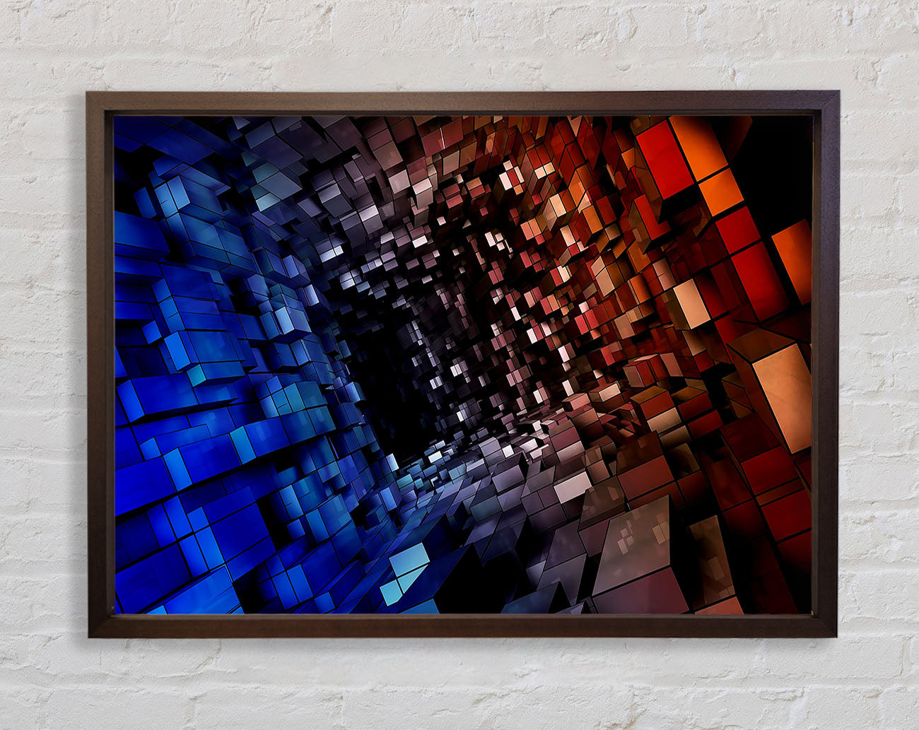 Abstract Tunnel Framed Print