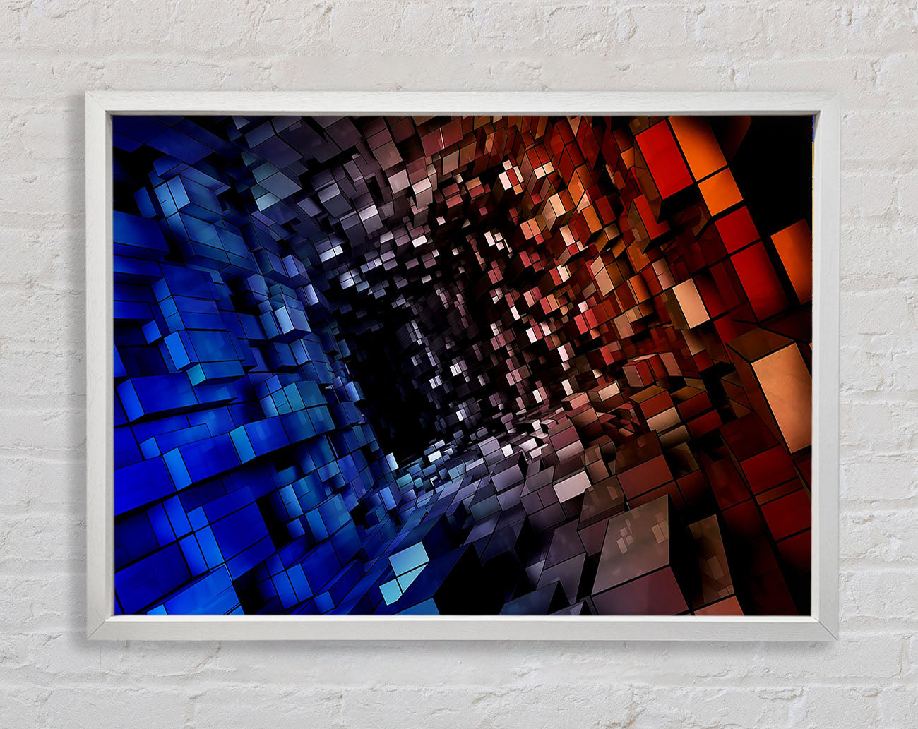 Abstract Tunnel Framed Print