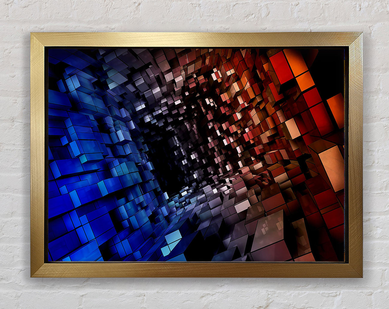 Abstract Tunnel Framed Print