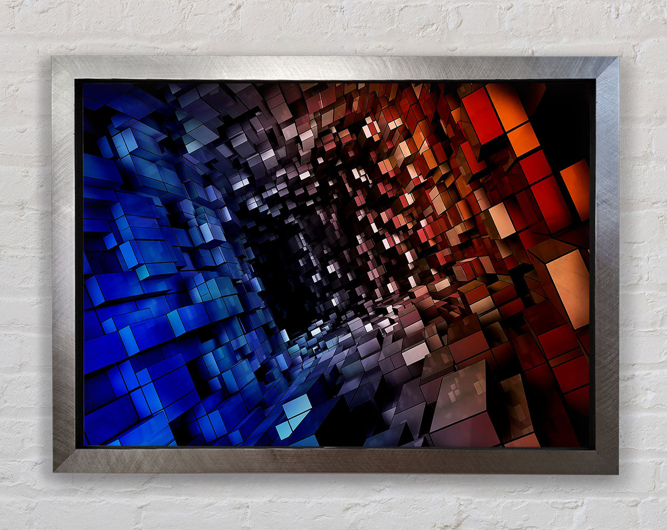 Abstract Tunnel Framed Print