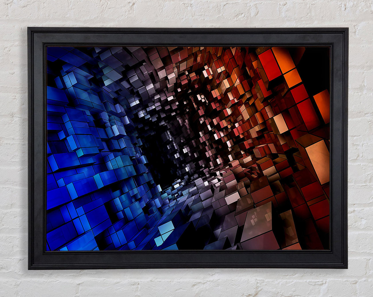 Abstract Tunnel Framed Print