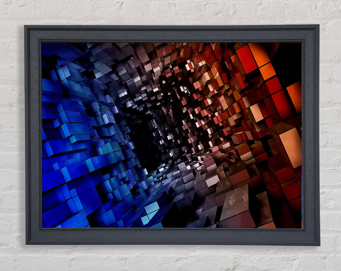 Abstract Tunnel Framed Print