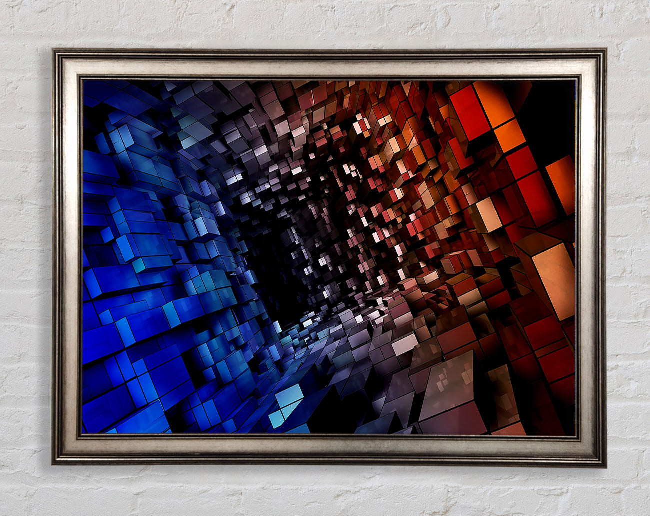 Abstract Tunnel Framed Print