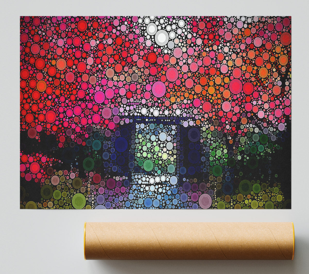 Circles In The Garden Print