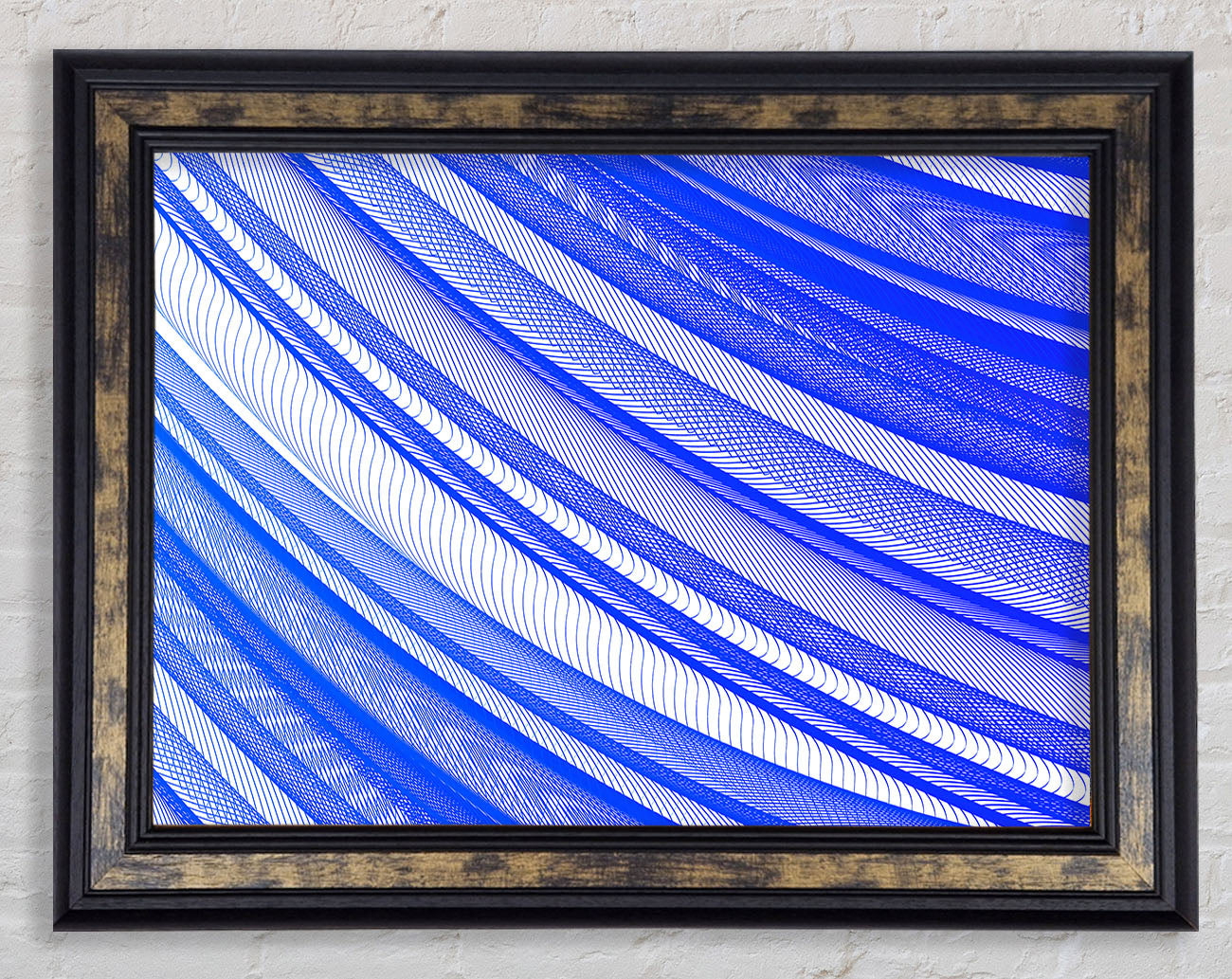 Ice Waves Framed Print