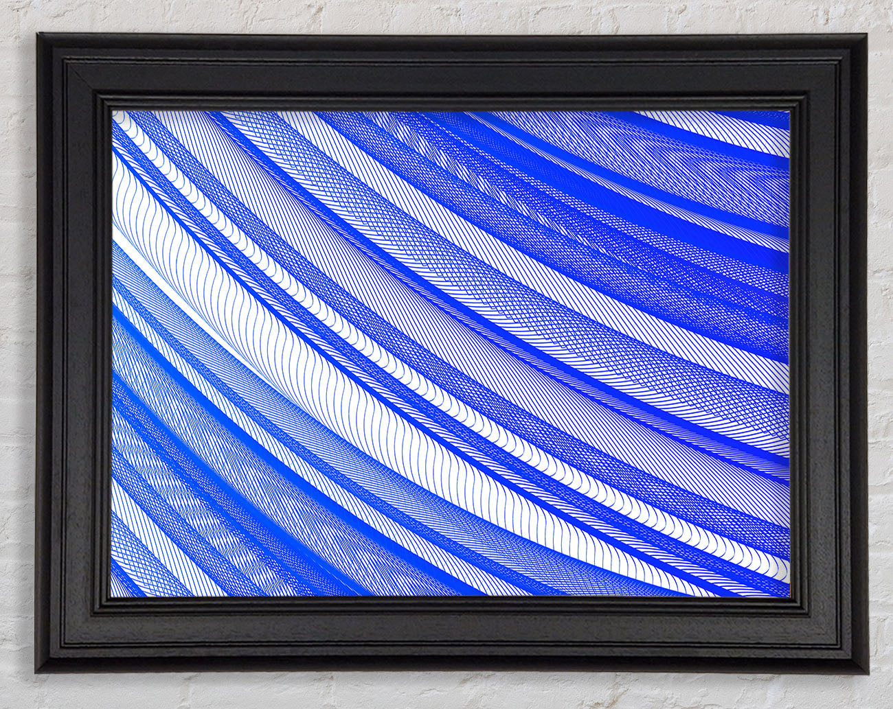 Ice Waves Framed Print