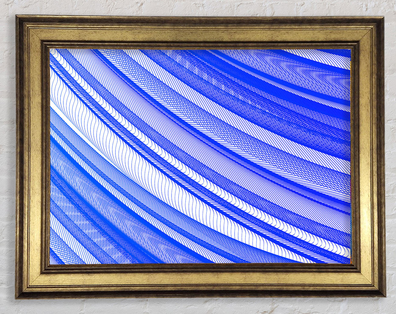 Ice Waves Framed Print