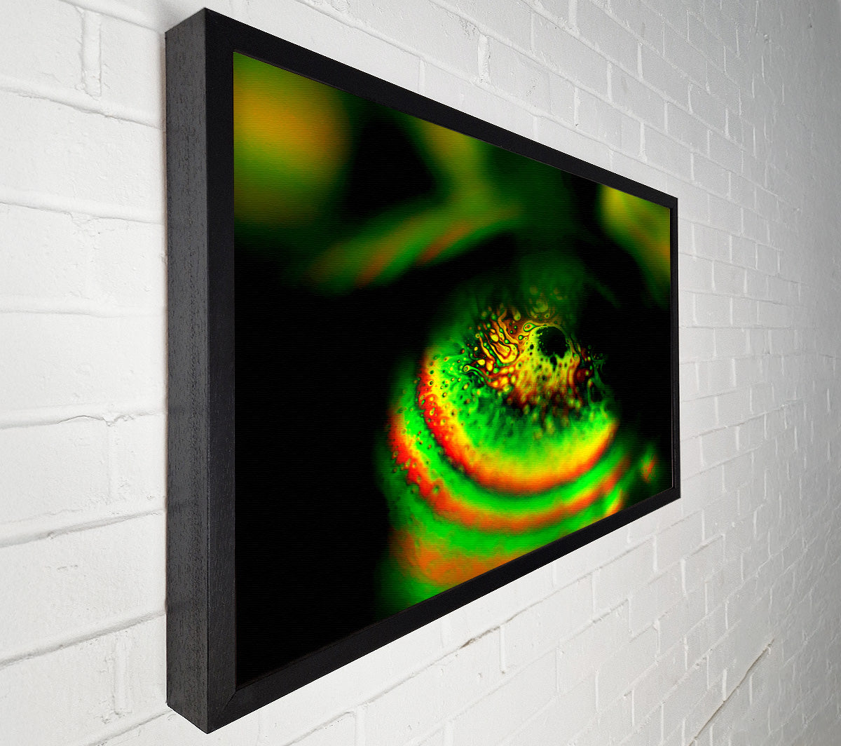 Piercing Green Canvas Wall Art