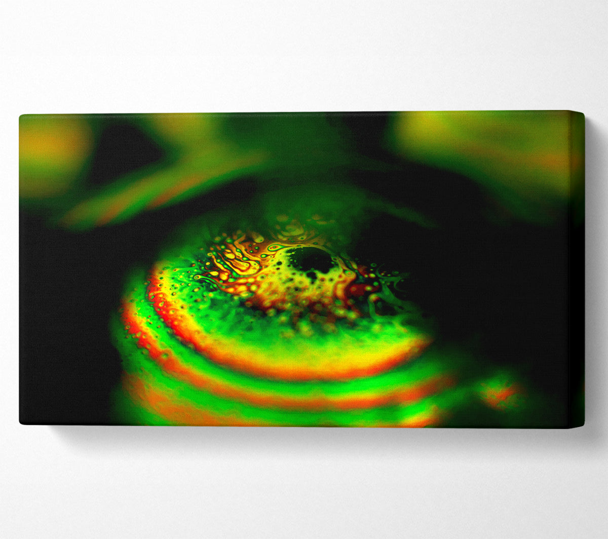 Piercing Green Canvas Wall Art