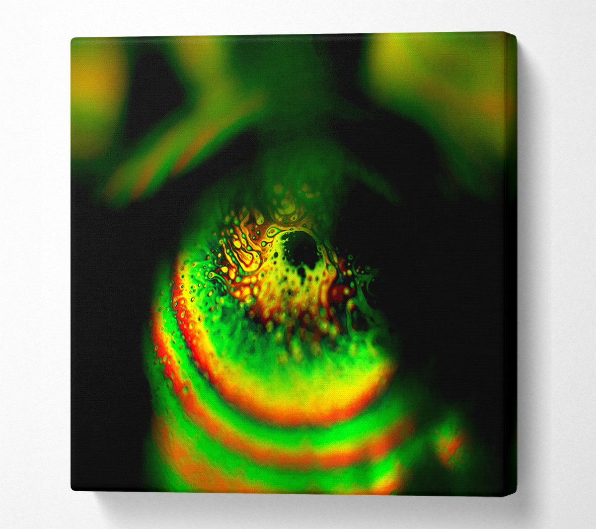 Piercing Green Canvas Wall Art