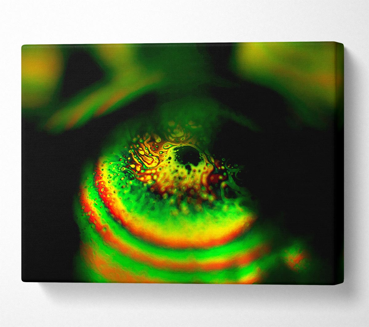 Piercing Green Canvas Wall Art