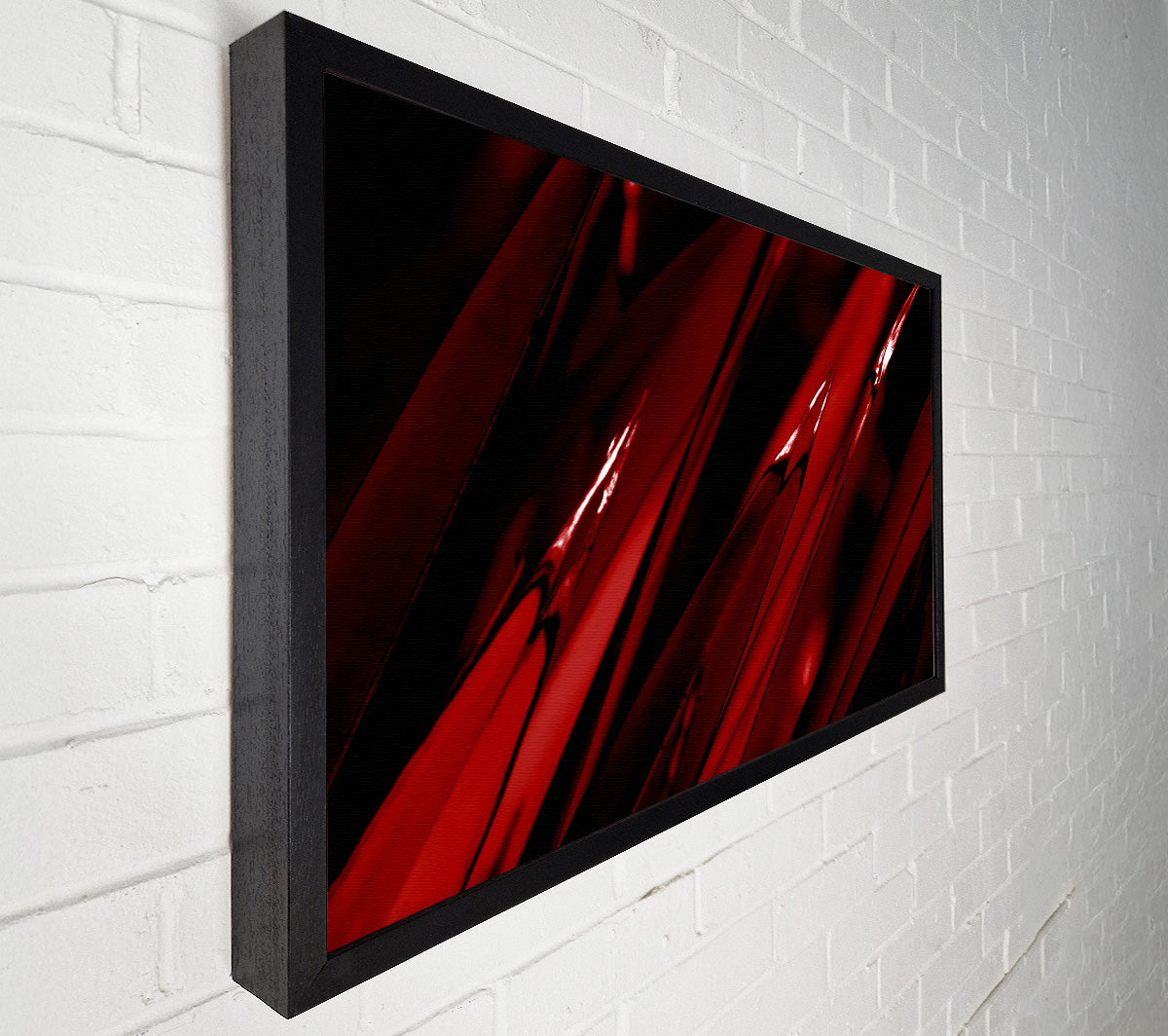 Red Broken Dream Canvas Wall Art