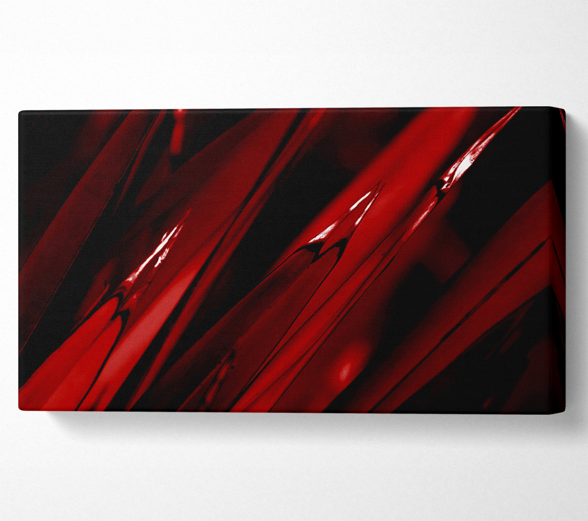 Red Broken Dream Canvas Wall Art