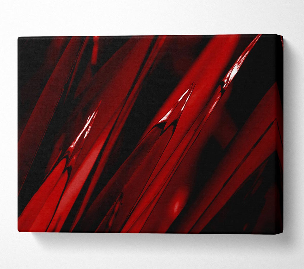 Red Broken Dream Canvas Wall Art