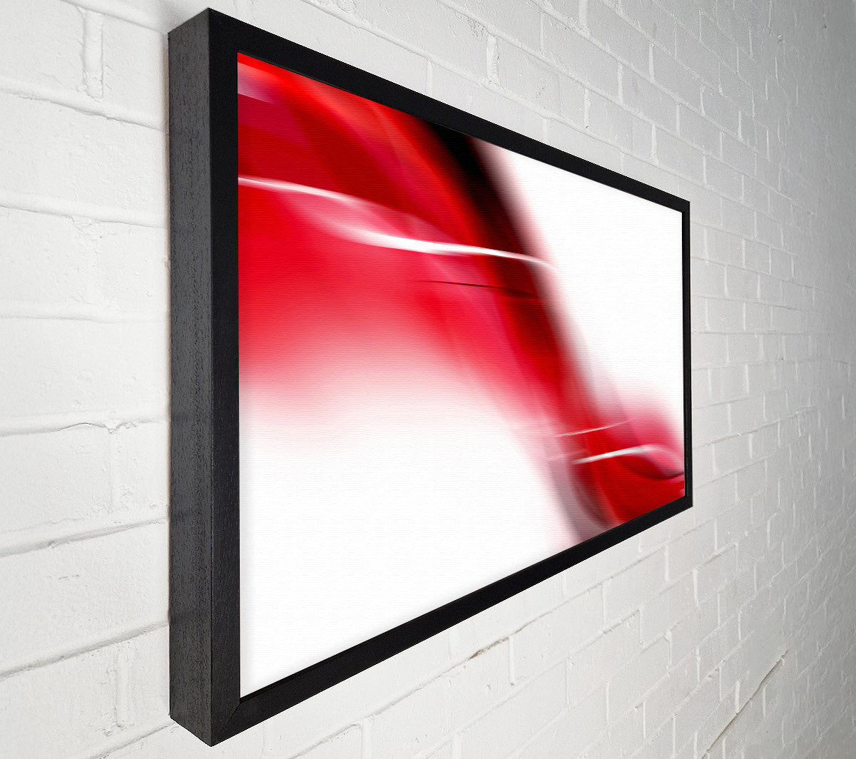 Red Rapid Canvas Wall Art