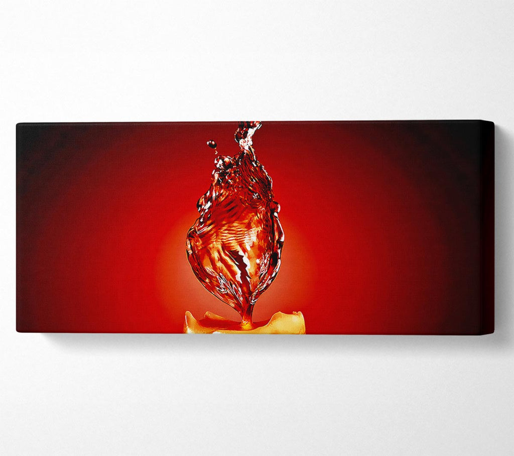 Red Water Candle