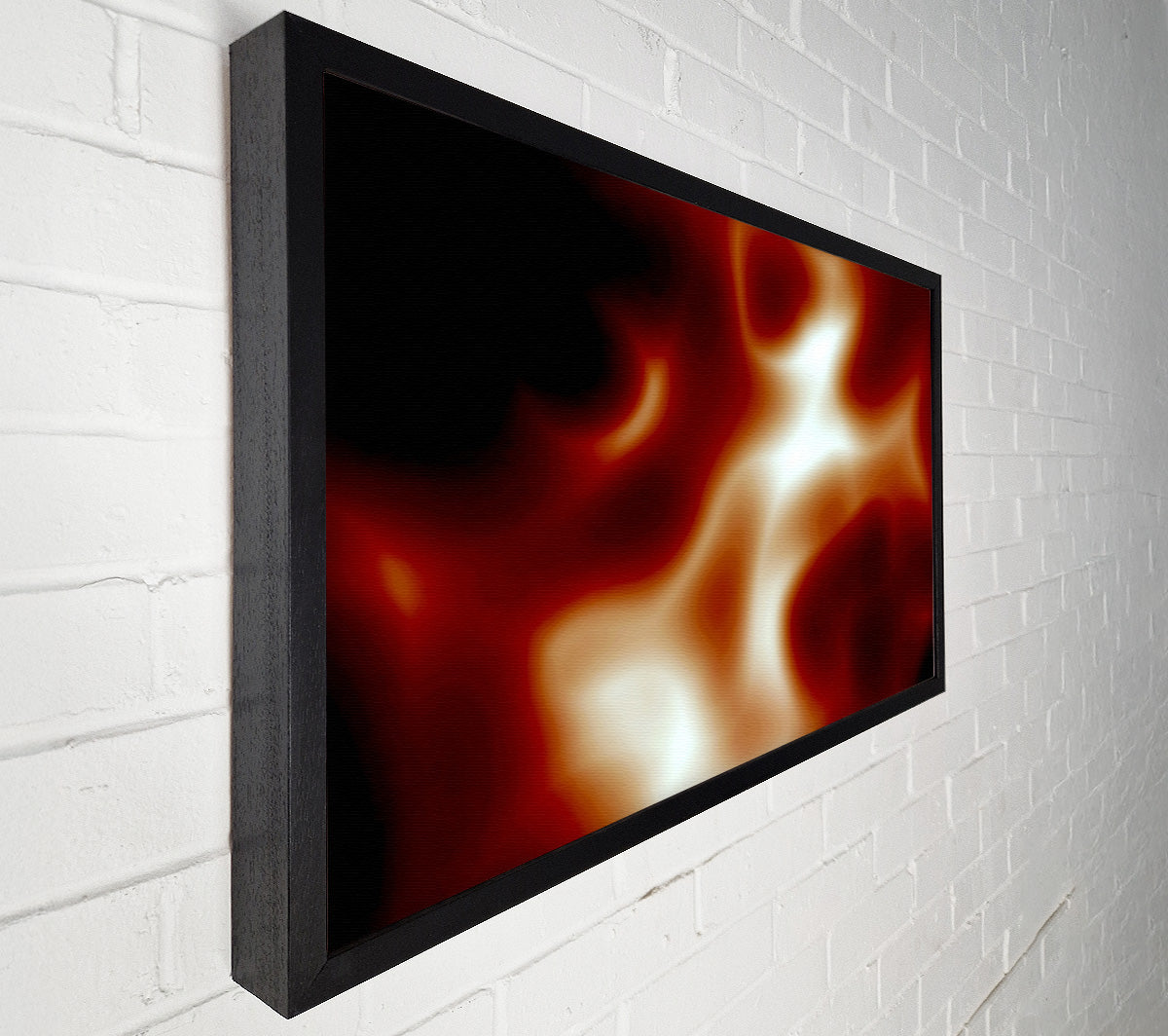 Red Whirl Canvas Wall Art
