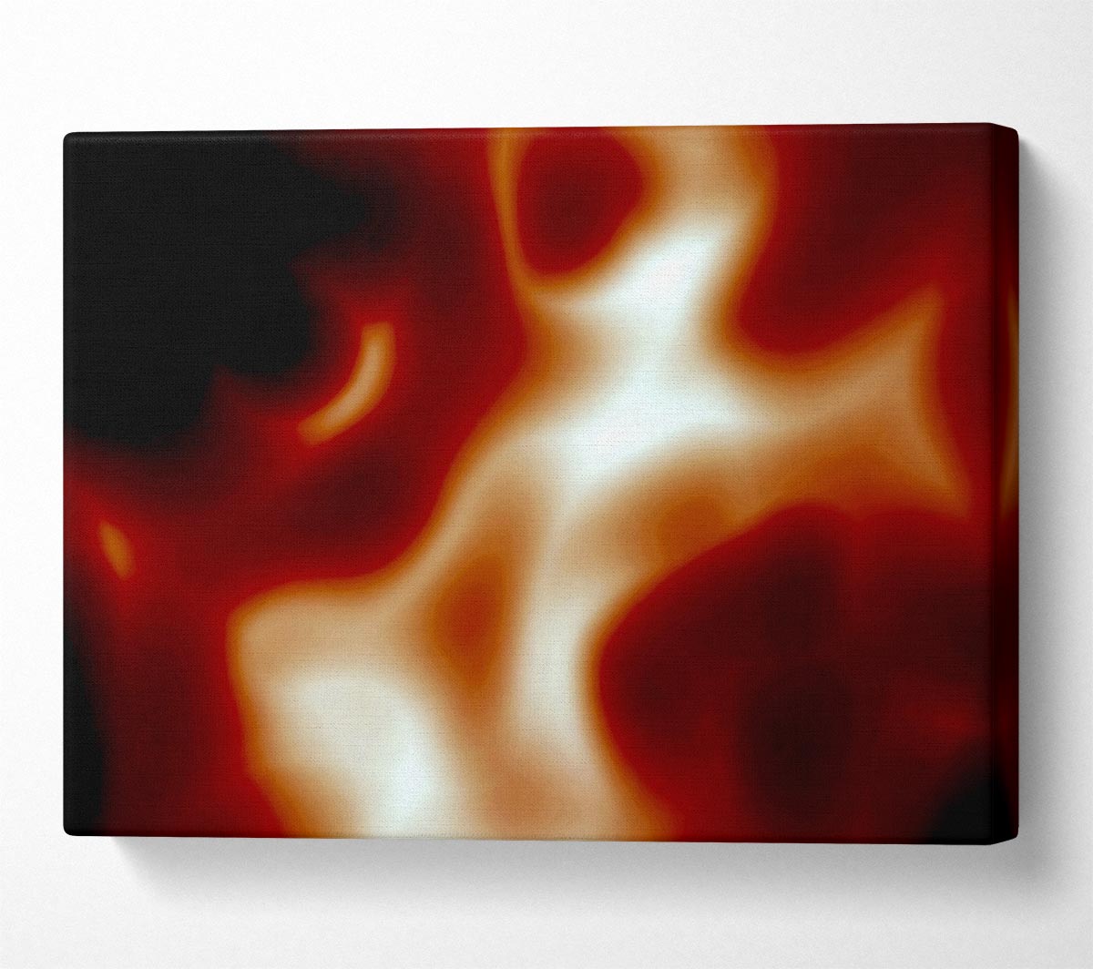 Red Whirl Canvas Wall Art