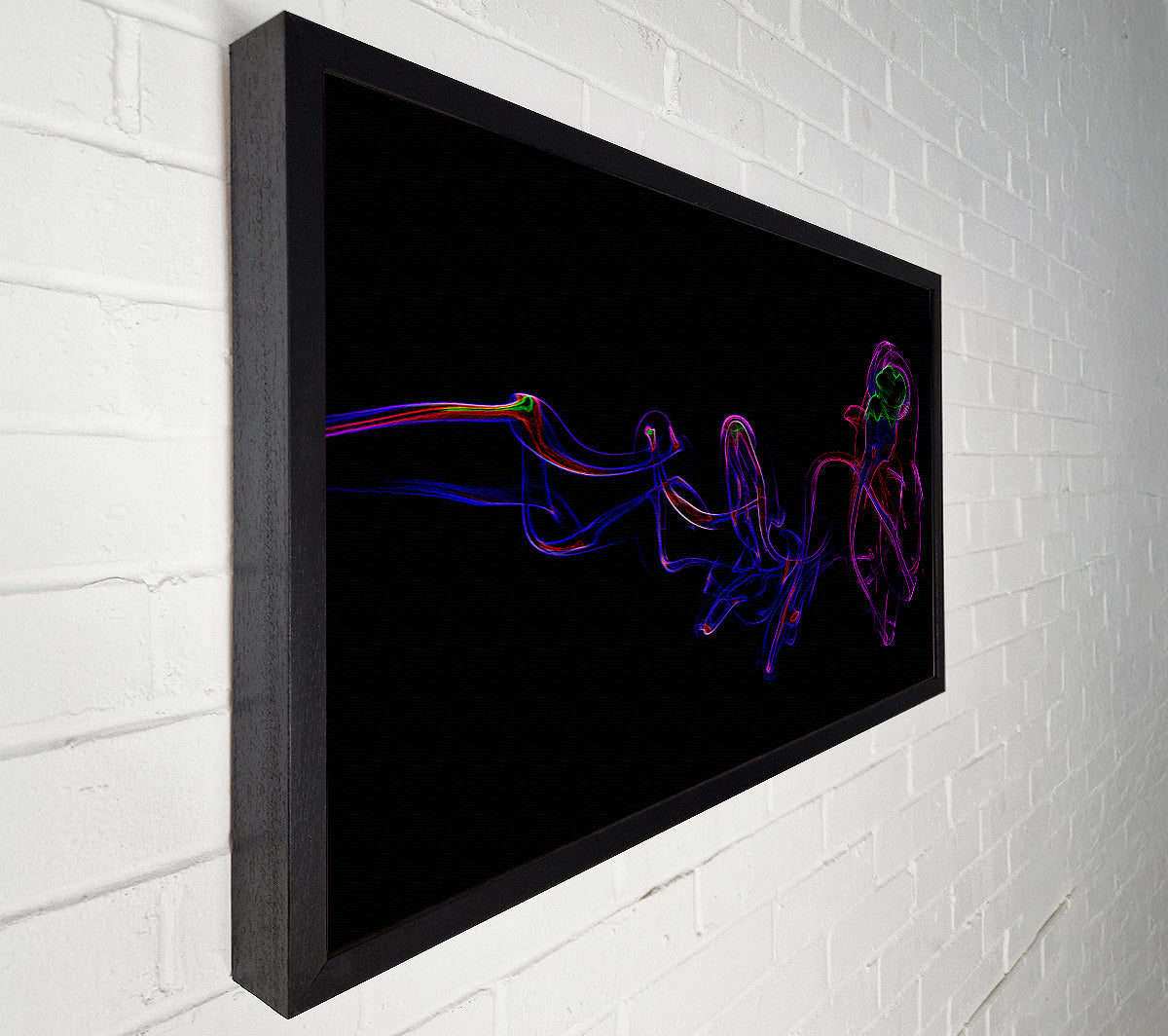 Smoke Dance Canvas Wall Art