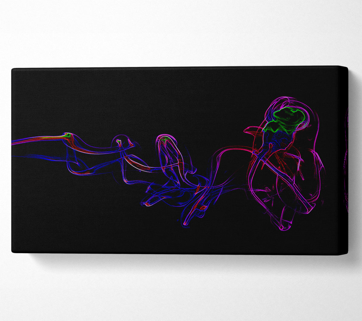 Smoke Dance Canvas Wall Art