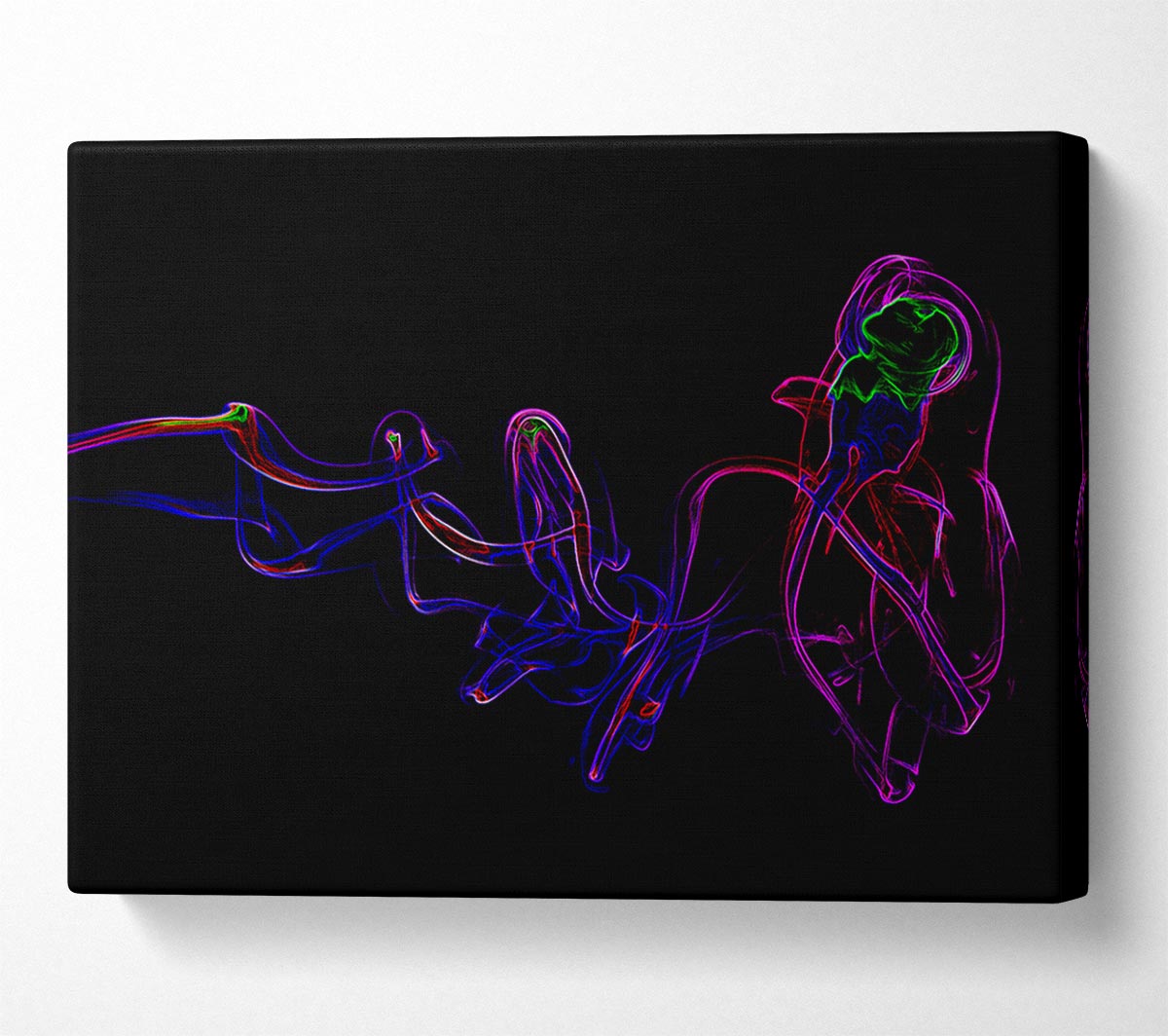 Smoke Dance Canvas Wall Art