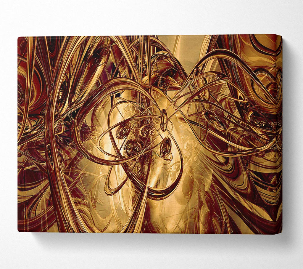 Through The Tunnels Of Time Canvas Wall Art