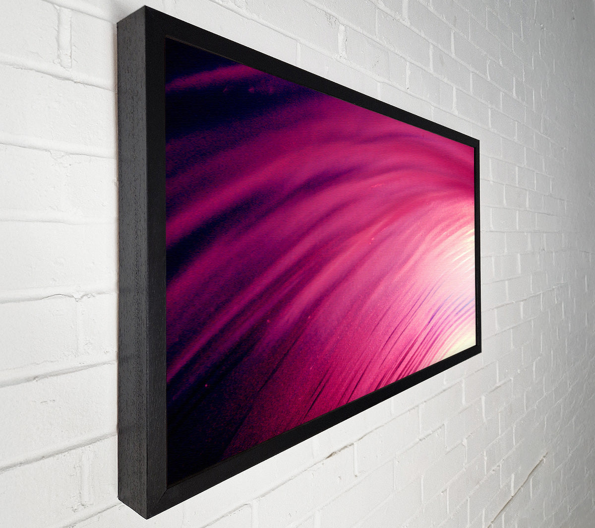 Whirlwind Of Pink Canvas Wall Art