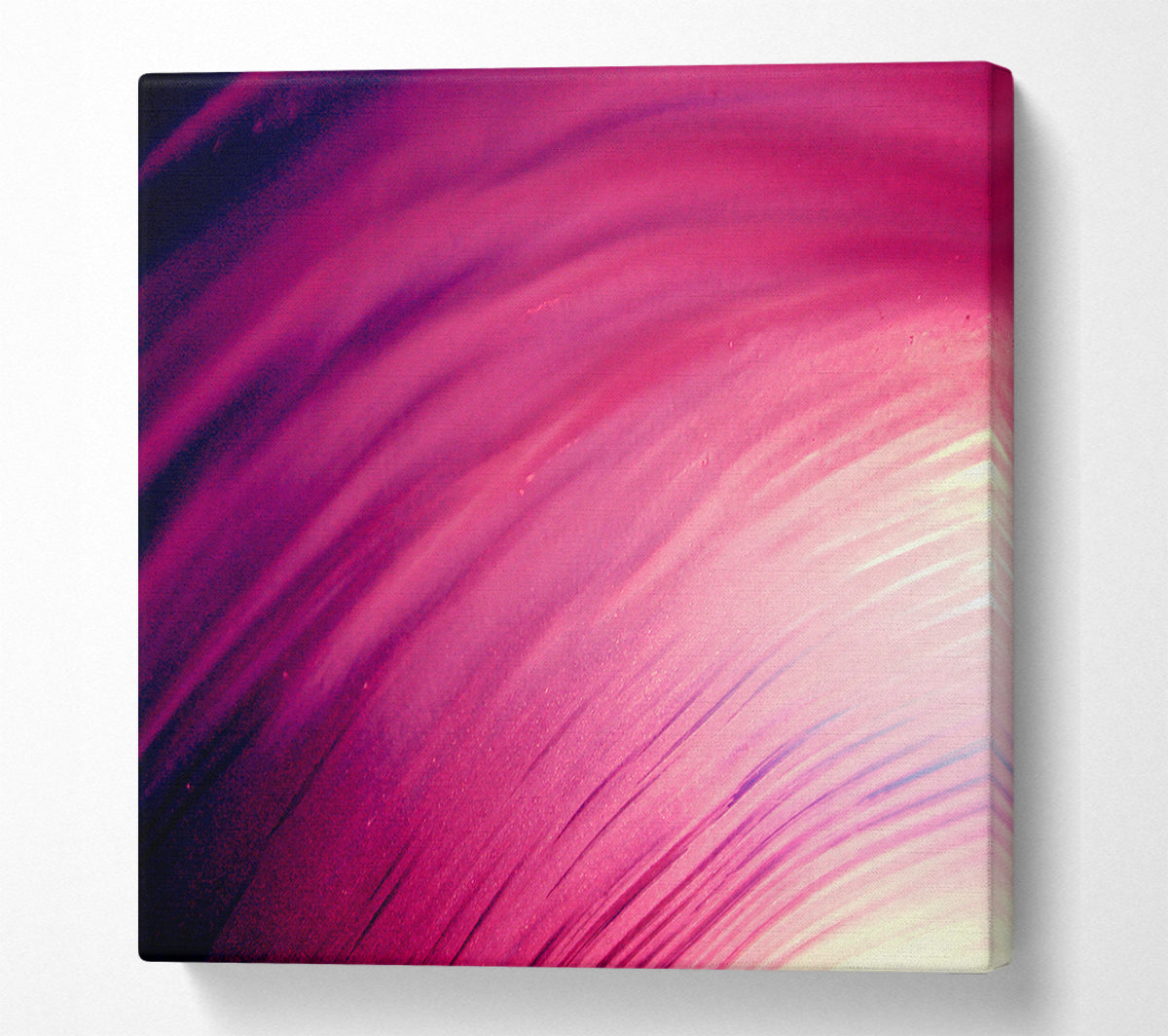 Whirlwind Of Pink Canvas Wall Art