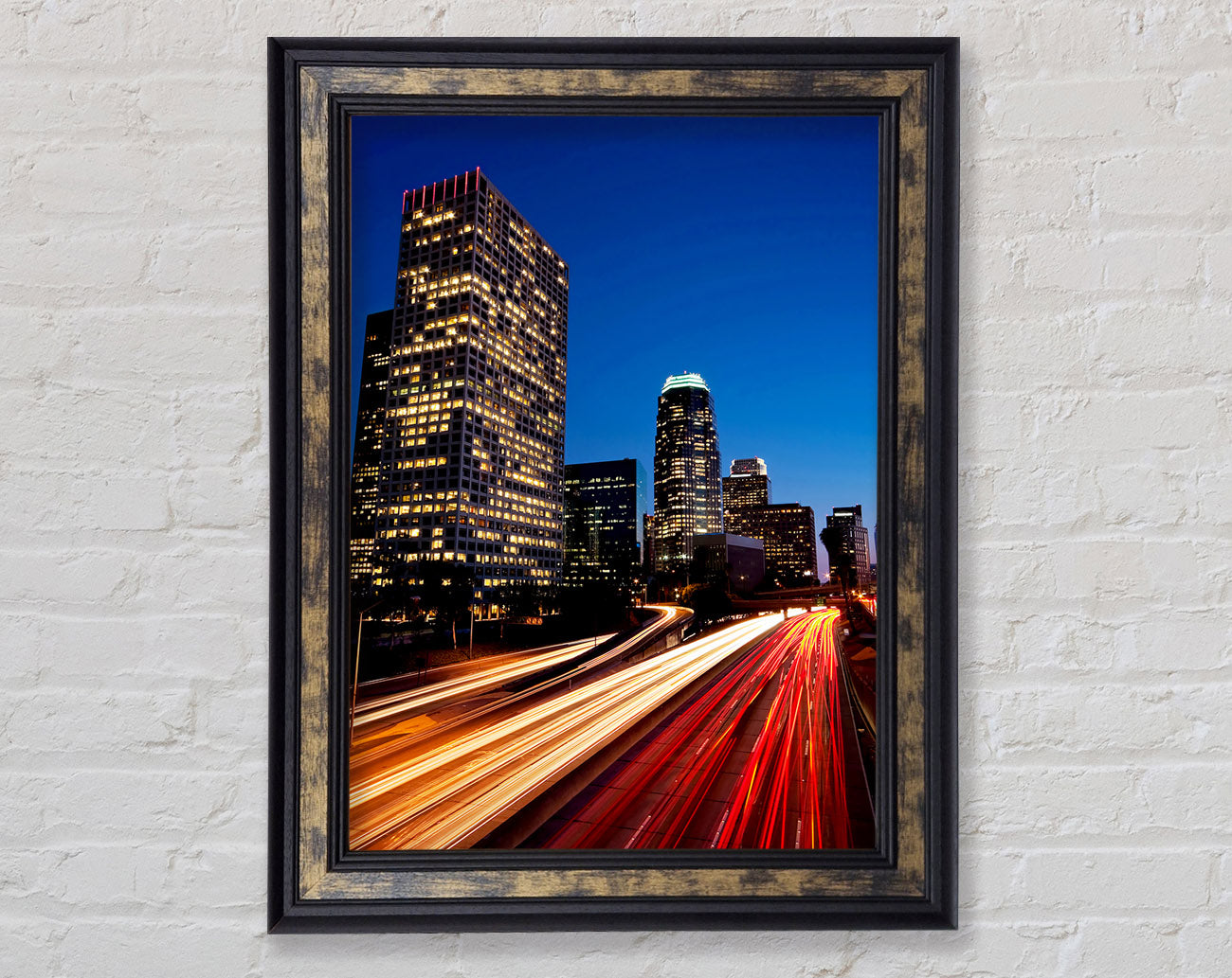City On The Move Framed Print