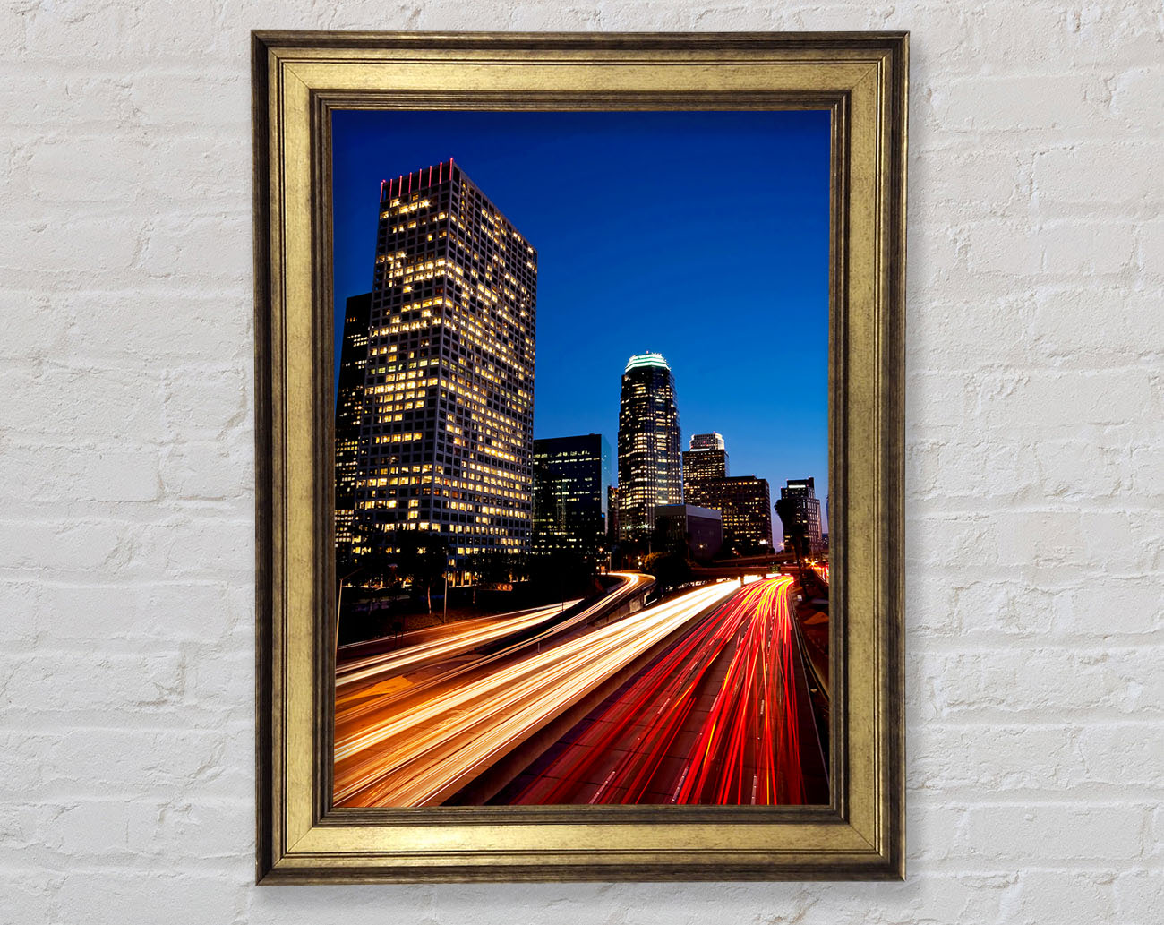 City On The Move Framed Print