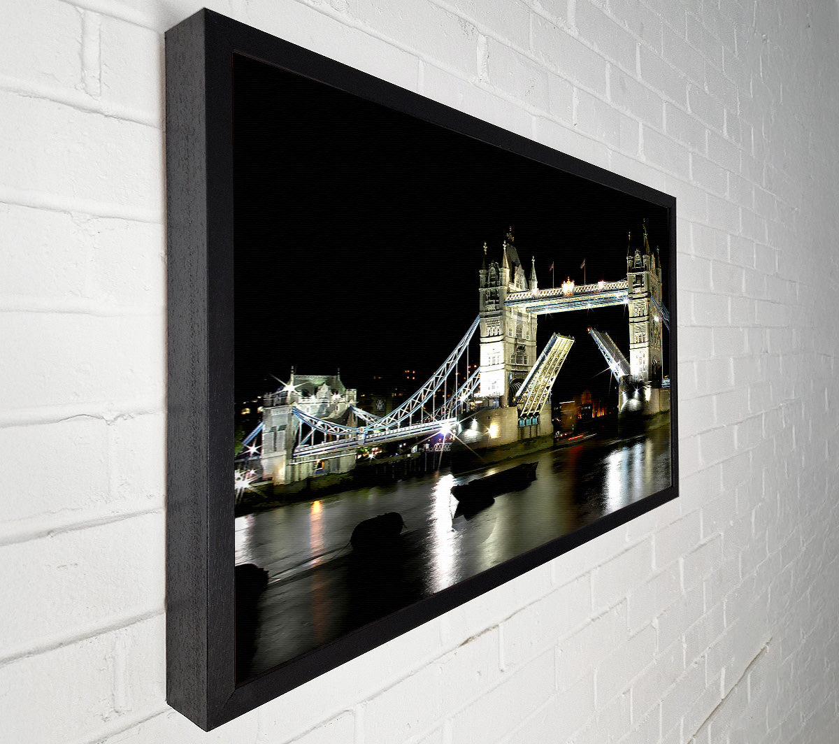 London Bridge Night Canvas Art