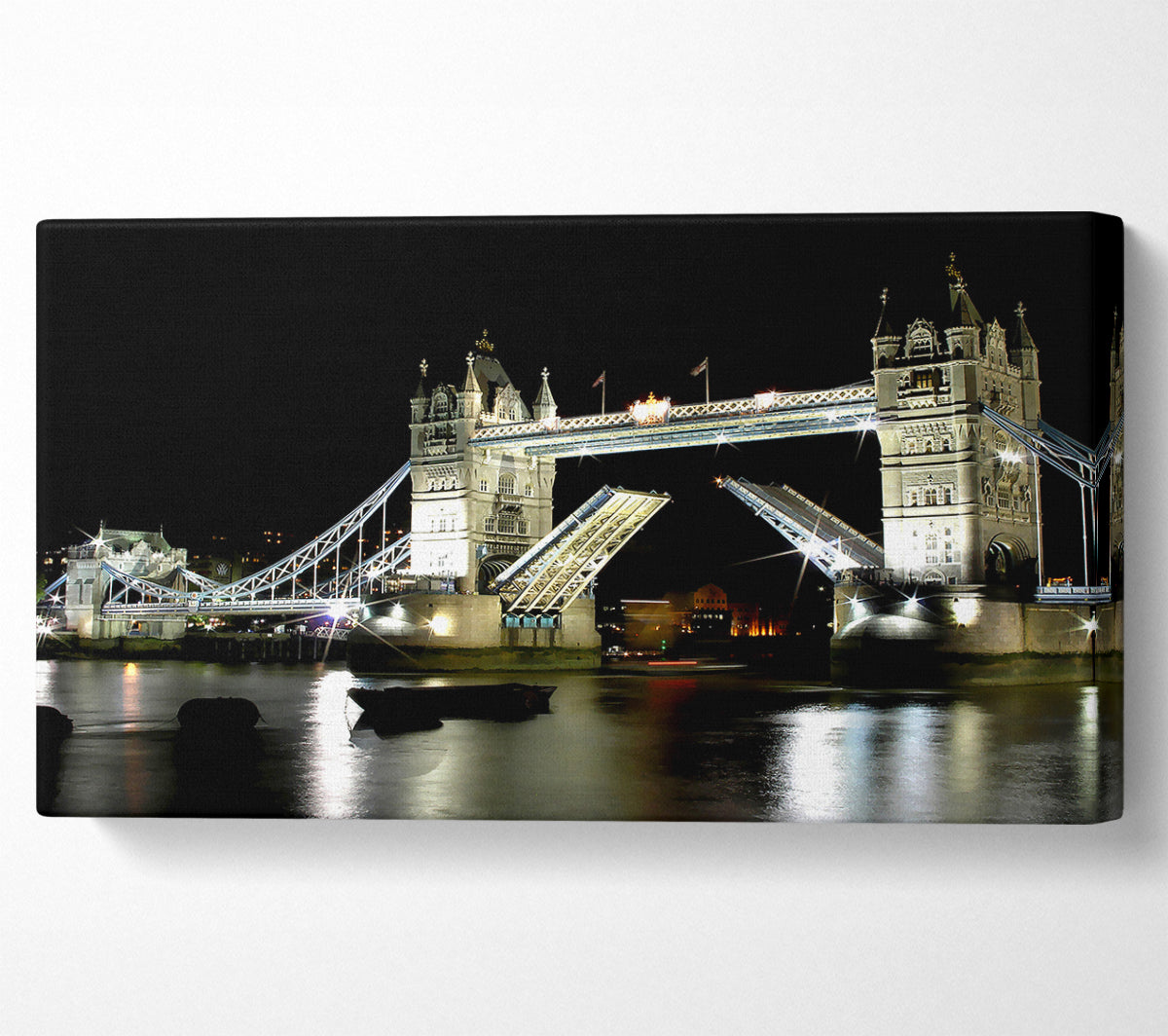 London Bridge Night Canvas Art