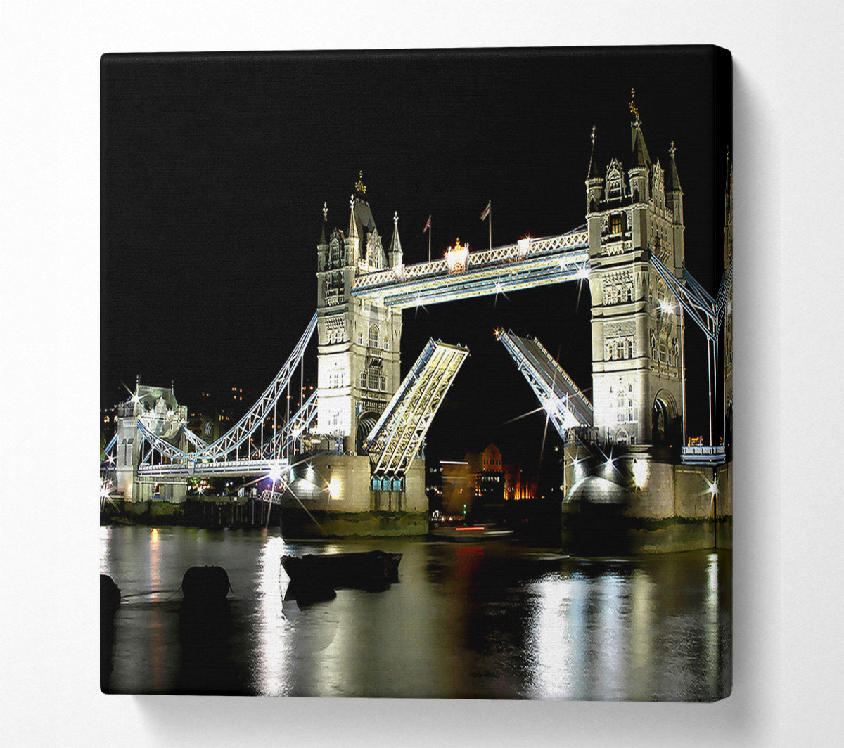 London Bridge Night Canvas Art