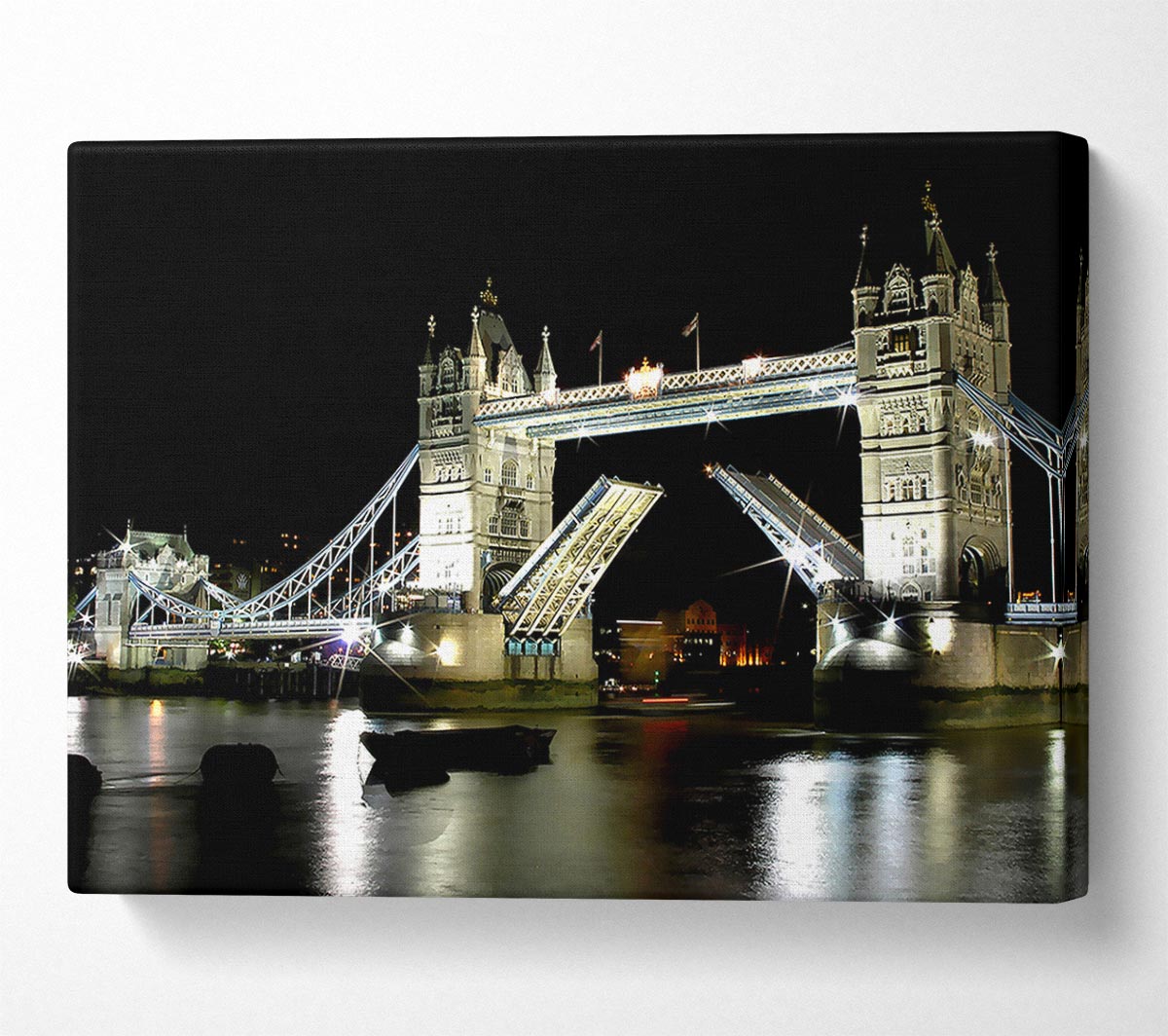 London Bridge Night Canvas Art