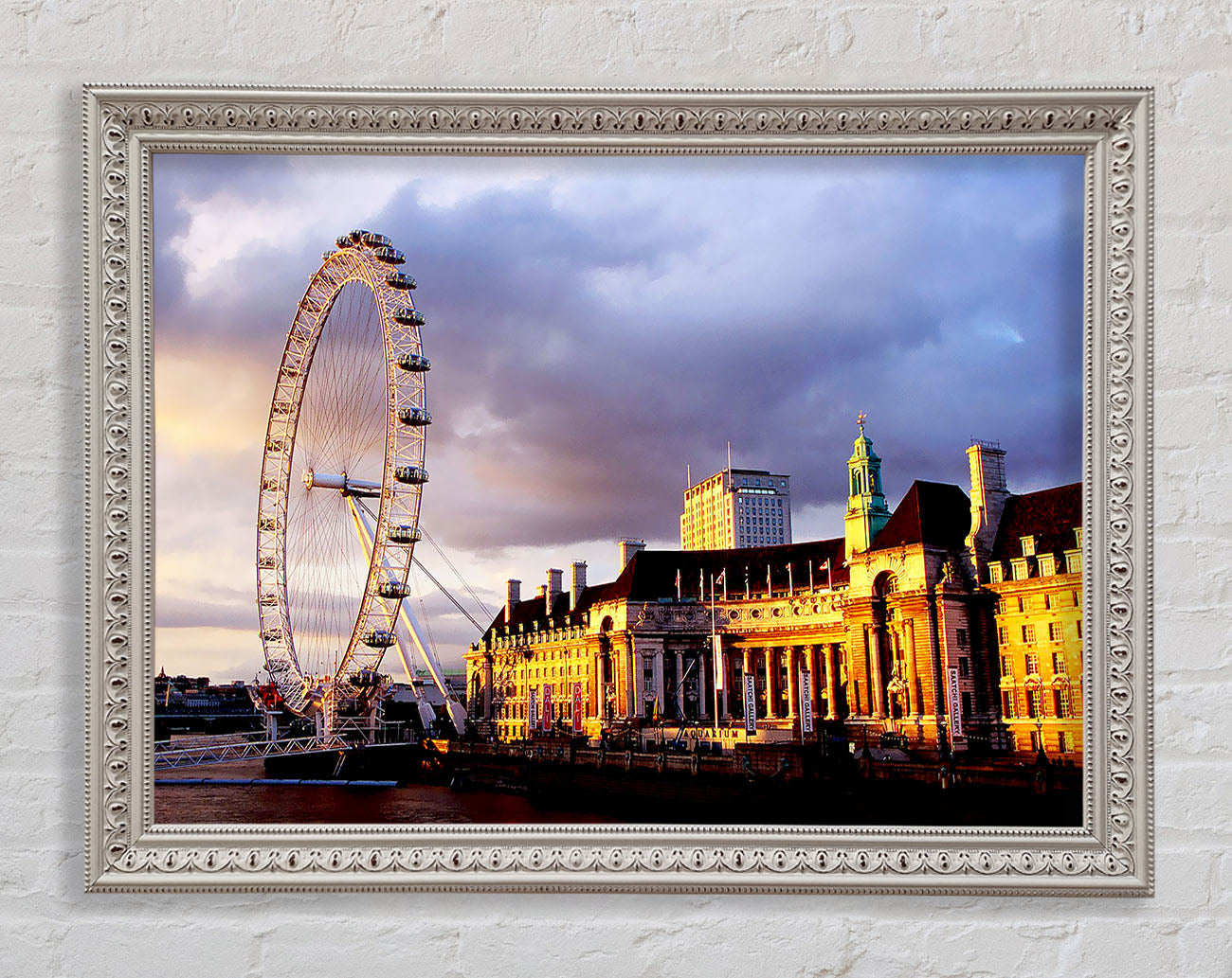 London Eye Morning Light Framed Print