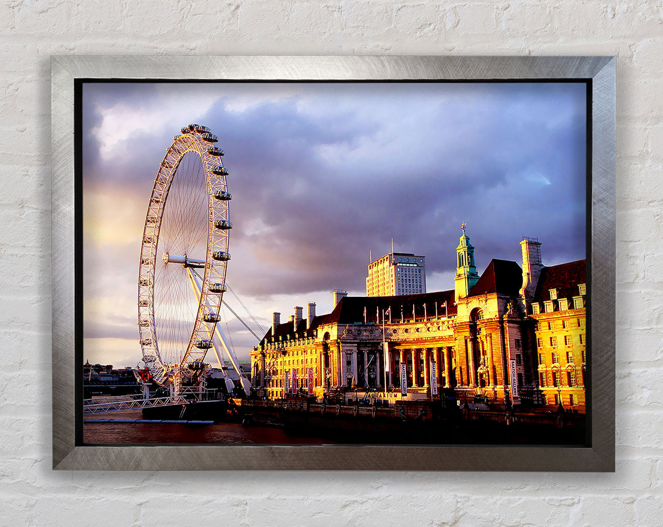 London Eye Morning Light Framed Print